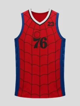LeBron James 76ers Spider-Man Jersey