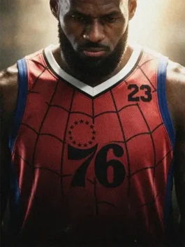 LeBron James 76ers Spider-Man Vest Jersey