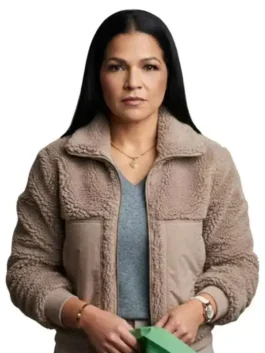 Love It or List It S21 Page Turner Sherpa Jacket Close-Up View