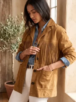 Marshals Ellyn Jameson Fringe Jacket Side View