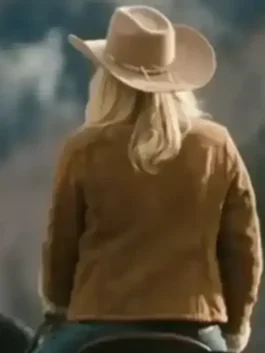 Marshals Ellyn Jameson Suede Jacket Back View