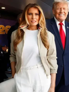 Melania Trump FIFA World Cup 2026 Jacket Closure View