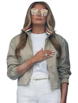 Melania Trump World Cup Final Jacket Front View