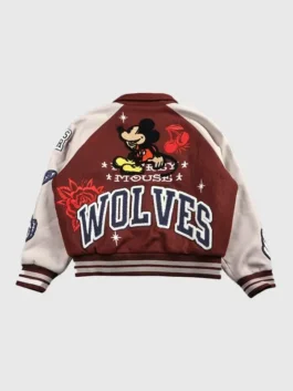 Mickey Mouse Wolves Club Rudy Maroon Jacket