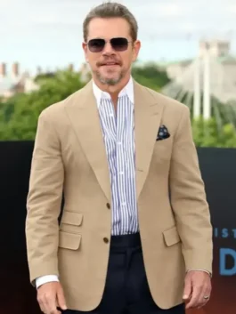Odyssey London Premier Matt Damon Blazer Front View