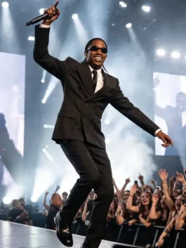 Odyssey New York Premiere Travis Scott Suit View Look