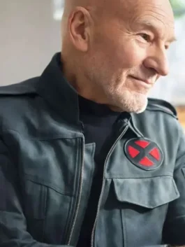 Classic forest green Patrick Stewart Avengers Doomsday Jacket celebrating Patrick Stewart's iconic return as Professor X in Avengers Doomsday