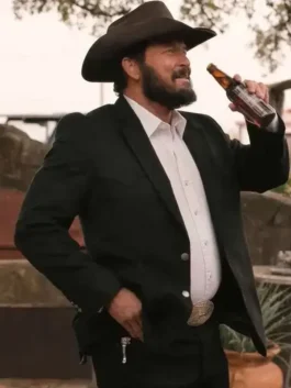 Rip Wheeler Dutton Ranch Black Blazer Side View