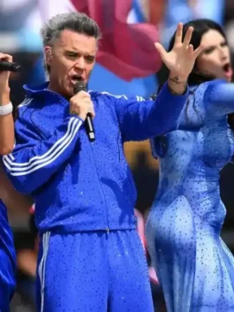 Robbie Williams World Cup Final Tracksuit View