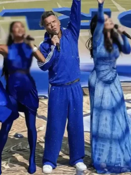 Robbie Williams World Cup Final Tracksuit View Look