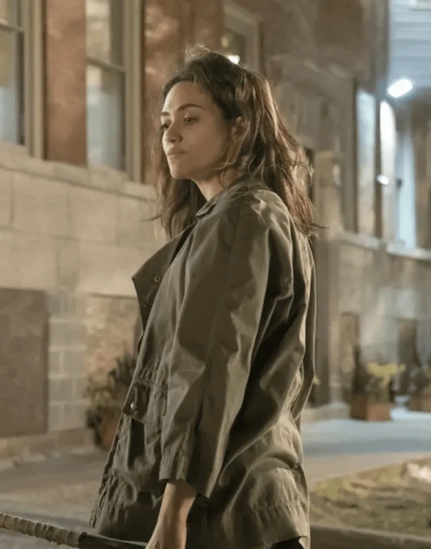 Shameless-Emmy-Rossum-Brown-Jacket-Fiona-Gallagher-Cotton-Jacket