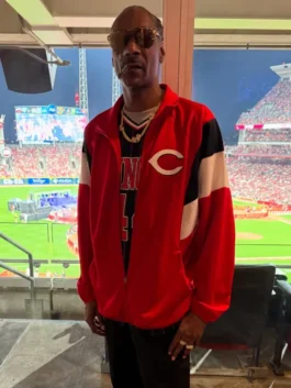 Snoop Dogg Cincinnati Reds Jacket Front Look