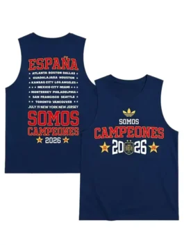 Spain World Cup Victory Parade Shirt Front Back Look