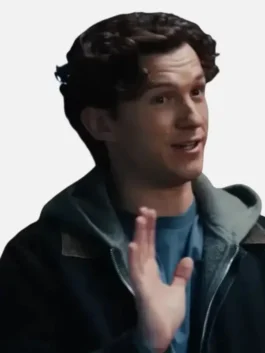 Spider Man Meets Messi Peter Parker Navy Blue Jacket