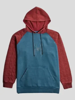 Spider-Man Quilted Sleeve Raglan Hoodie
