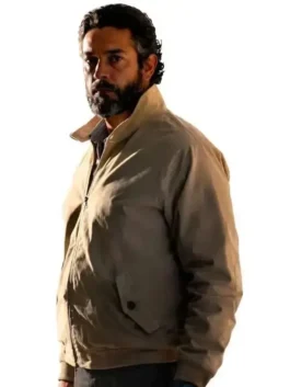 The Fix Zachary Levi Beige Jacket Side View