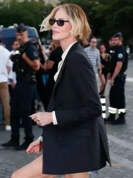 The Odyssey 2026 Charlize Theron Blazer Side View
