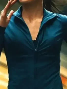 The Runner Gal Gadot Jacket Close-Up View