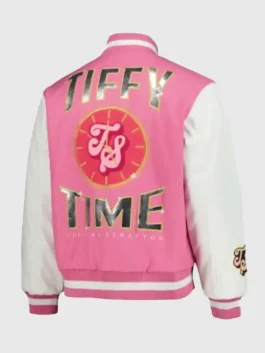 Tiffy Fanatics Fest NYC 2026 Varsity Jacket Back View