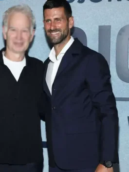 Wolf In Winter Novak Djokovic Navy Suit Look