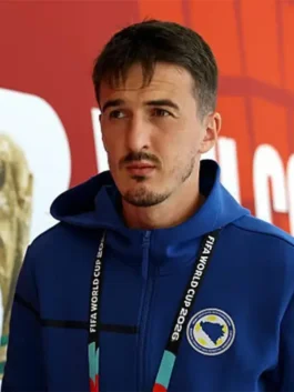 World Cup 2026 Bosnia Herzegovina Hoodie Close-Up View