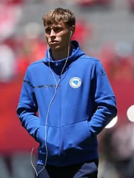 World Cup 2026 Bosnia Herzegovina Hoodie Front View
