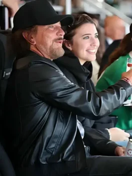 World Cup Eddie Vedder Leather Jacket Side View