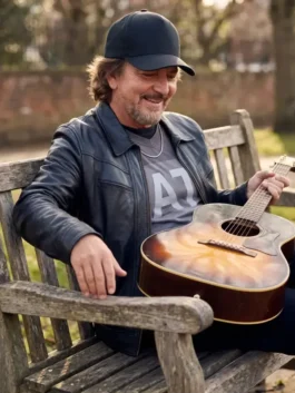 World Cup Eddie Vedder Leather Jacket View Look