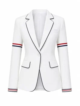 World Cup Jennifer Hudson Thom Browne Blazer Front Look