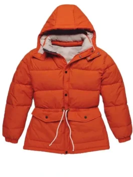 Brassic Tom Hanson Puffer Hooded Jacket Front View