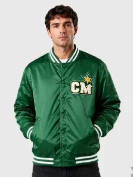 CM Punk Minnesota North Stars Satin Jacket