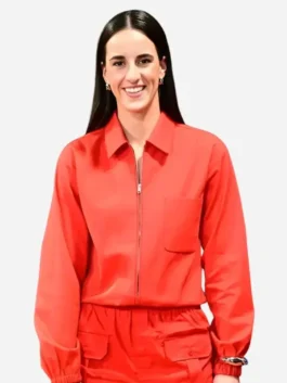 Caitlin Clark WNBA All-Star Game Red Jacket