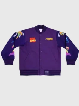 Cakeworthy Spider Man 90’s Varsity Jacket