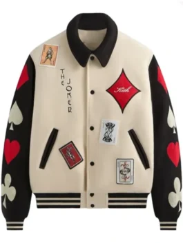 Kith x Batman Joker Wool Coaches Sandrift Jacket