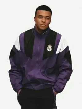 Kylian Mbappe EA FC 27 Real Madrid Track Jacket Front Look