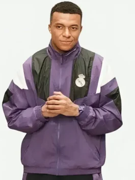 Kylian Mbappe EA FC 27 Real Madrid Track Jacket Front View