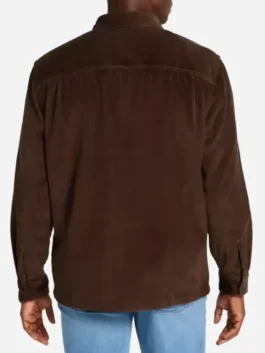 Liam Neeson The Mongoose Suede Jacket Back View