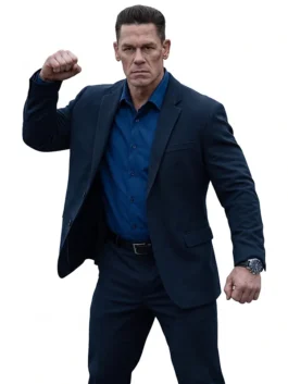 Matchbox the Movie John Cena Black Suit Front Look
