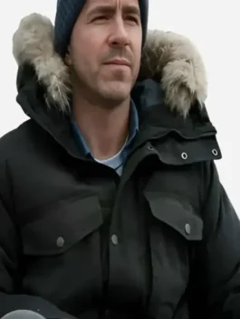 Mayday 2026 Ryan Reynolds Parka Jacket Close-Up View