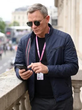 Alternative view of No Time To Die Daniel Craig (James Bond) Blue Jacket