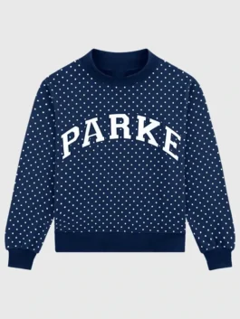 Parke Polka Dot Varsity Sweatshirt