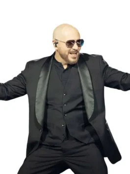 Pitbull I’m Back Tour 2026 Black Blazer Closure View