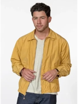 Power Ballad Nick Jonas Mustard Yellow Jacket Front Look