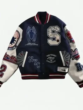 Protector Of NYC Navy and Butter Jacket Front View