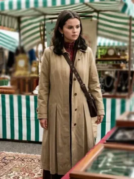 Selena Gomez Only Murders In The Building S06 Trench Coat Front Look