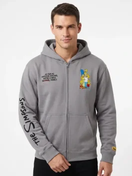 The Simpsons x Shoe Palace Family Hoodie Model View