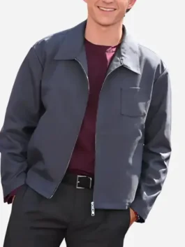 Tom Holland Spider-Man London Photocall Jacket Close-Up View